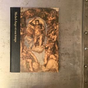 Vintage art Michel-Ange et son temps coffee table book